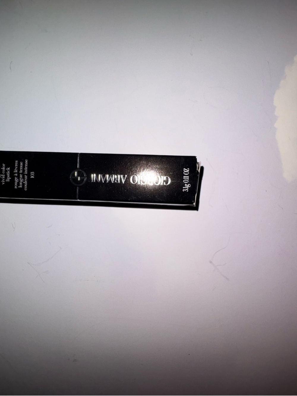 Giorgio Armani Black Lip stick #103 andrógino lip color